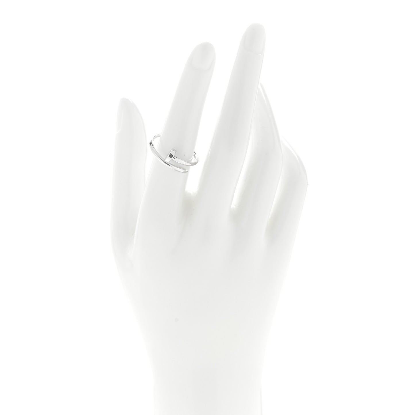 18K White Gold Small Juste Un Clou Ring 54 7