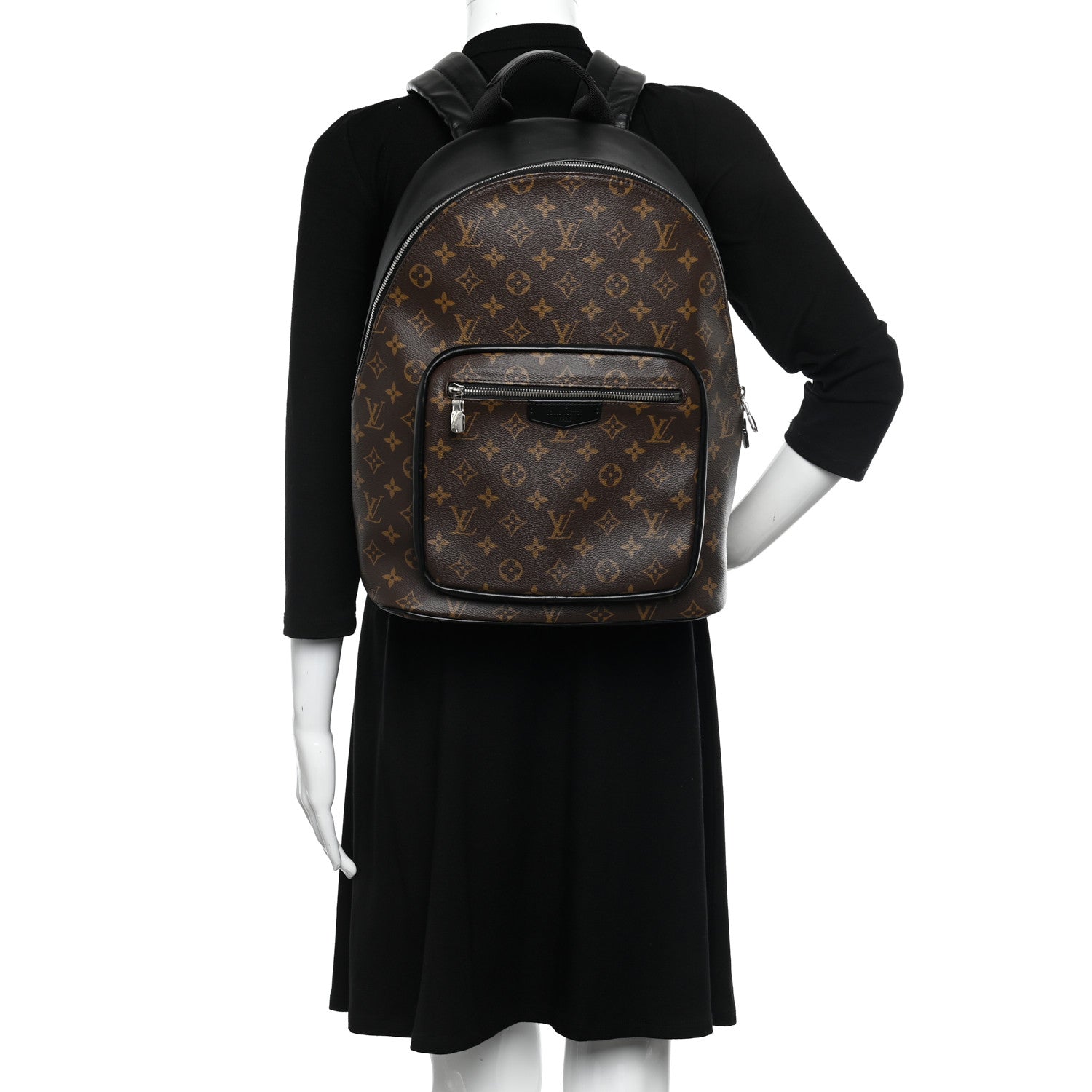 Louis Vuitton Monogram Macassar Josh NM Backpack 2 of 9