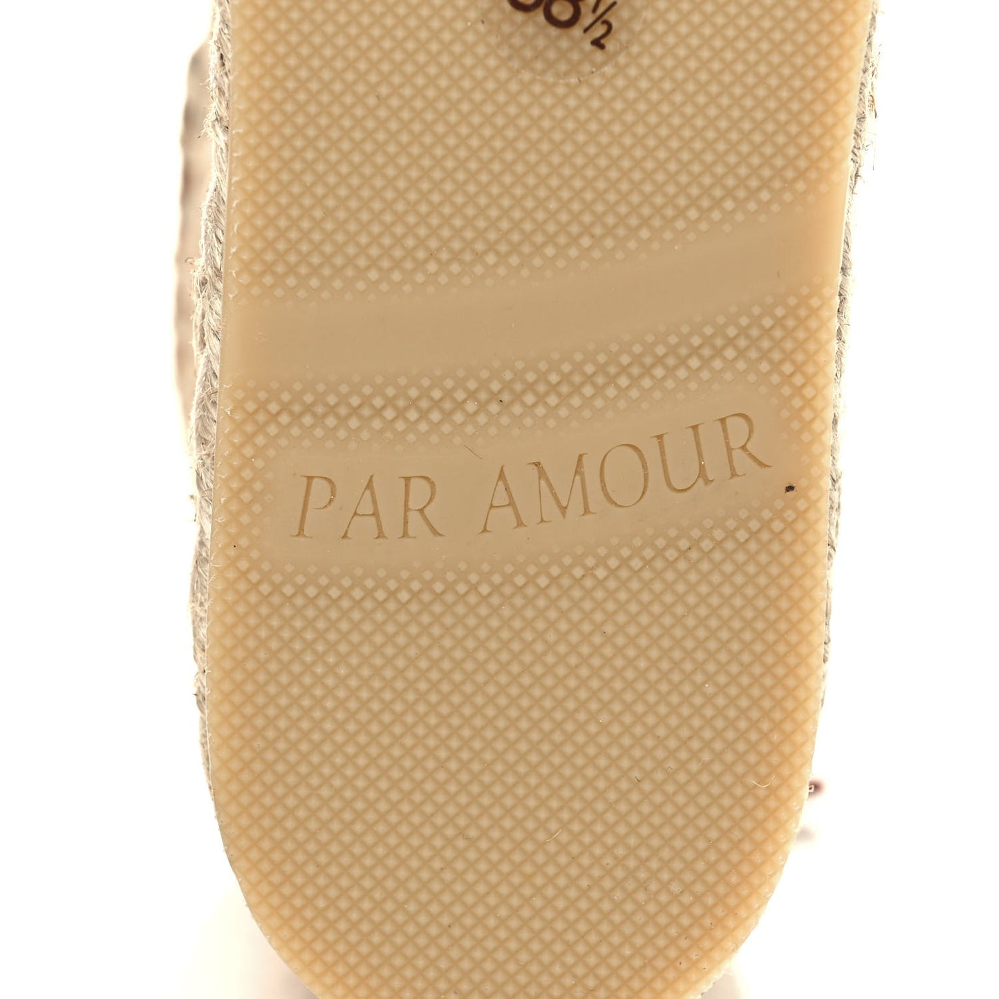 Lame GG Monogram Pilar SIlk Ankle Wrap Platform Espadrille Wedges 38.5 Brown