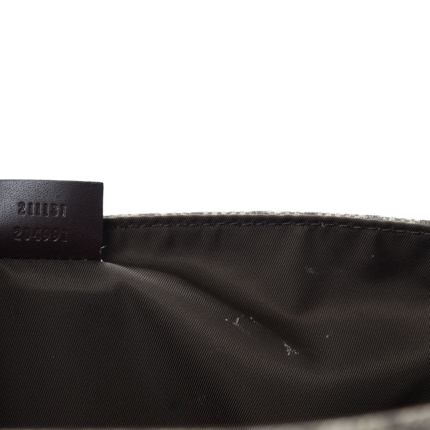 GG Supreme Monogram Selleria Calfskin Messenger Diaper Bag Beige Ebony Cocoa Dark Chocolate