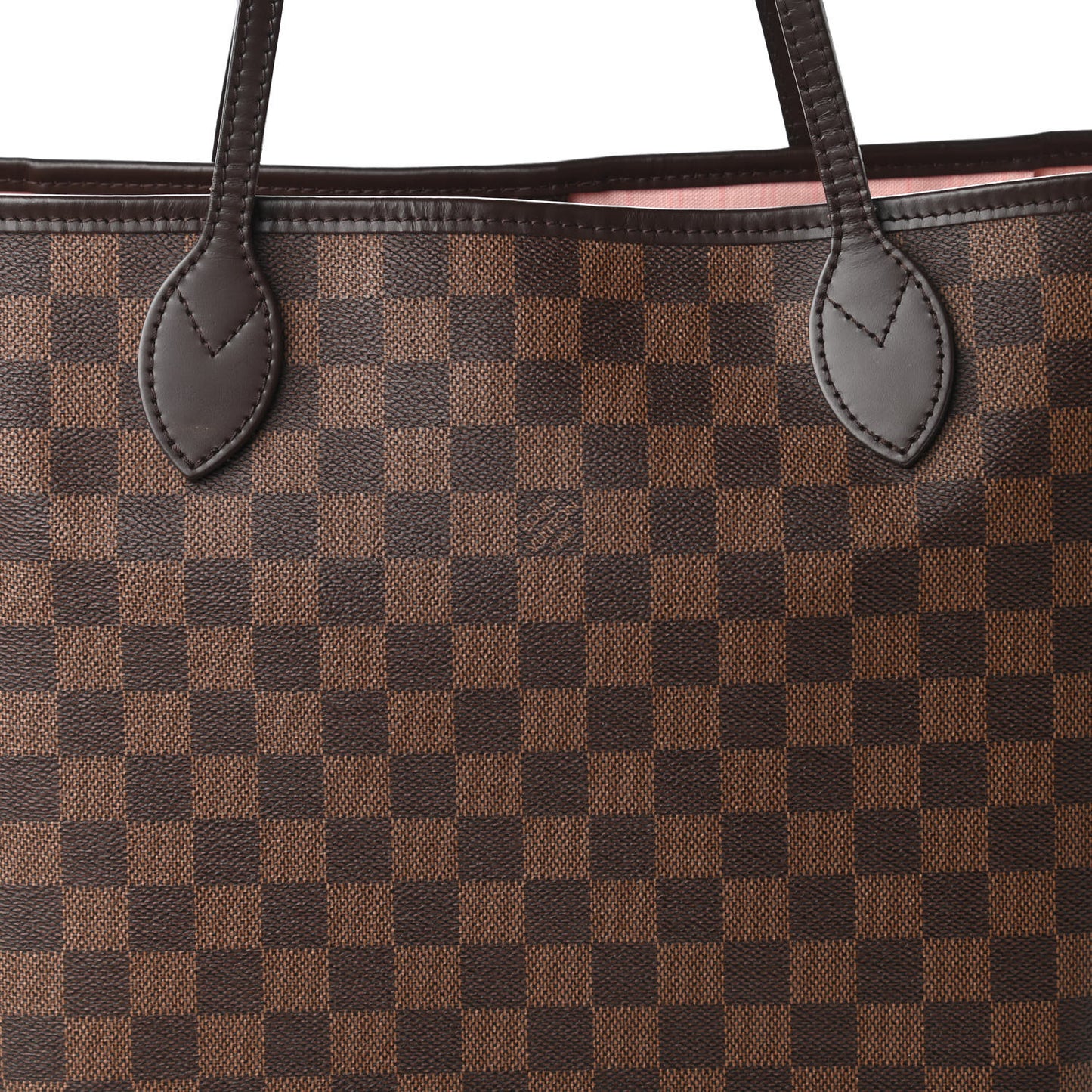 Damier Ebene Neo Neverfull MM Rose Ballerine