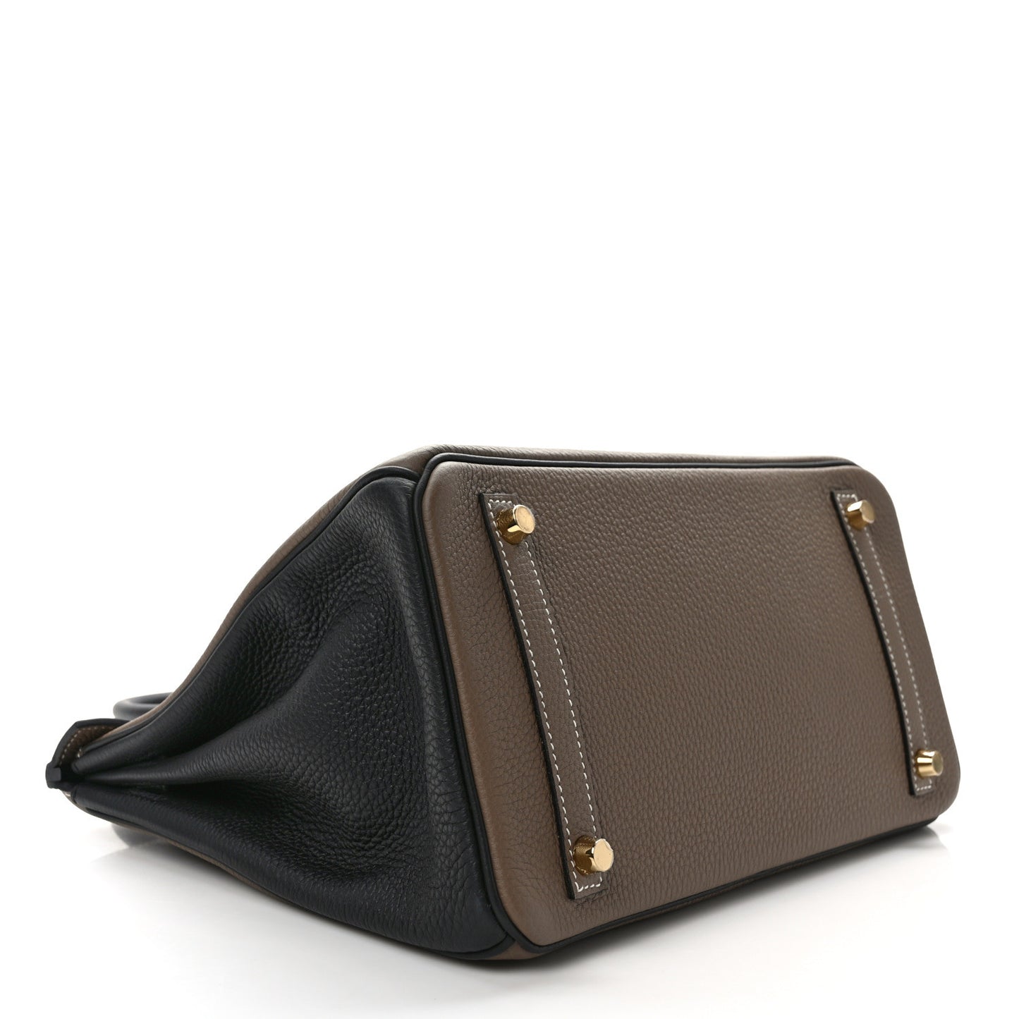 Togo Horseshoe Birkin 30 Black Etoupe