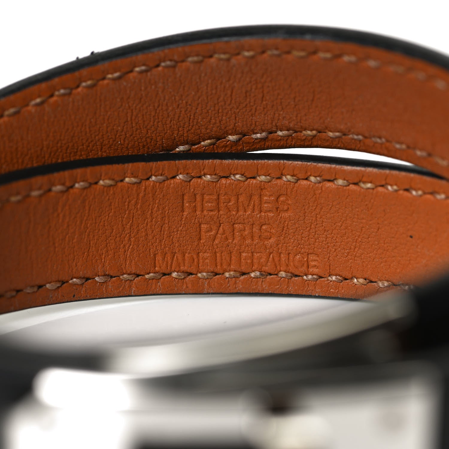 Hermes Box Kelly Double Tour Bracelet M Black 5 of 7