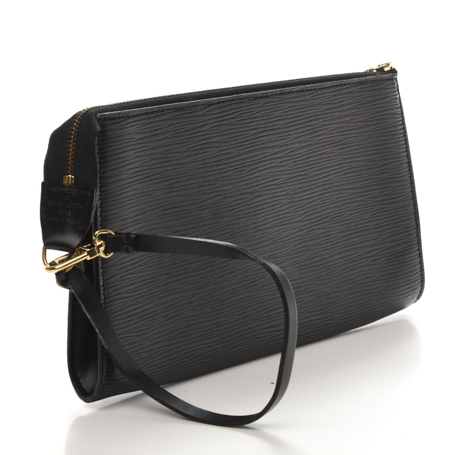 Louis Vuitton Epi Pochette Accessories 24 Black 3 of 12