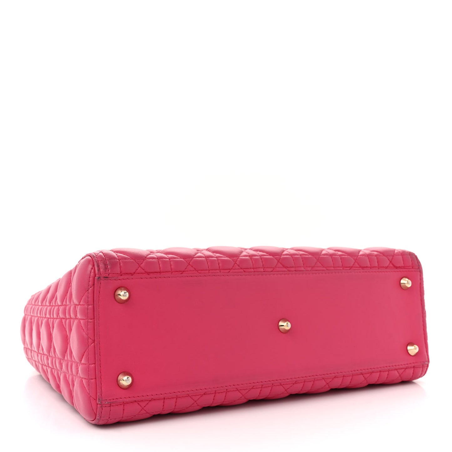 Lambskin Cannage Large Lady Dior Pink