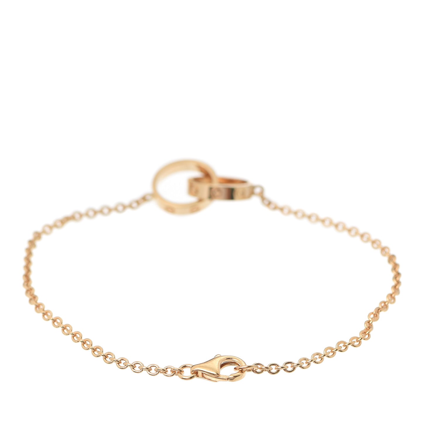 18K Yellow Gold Interlocking LOVE Bracelet
