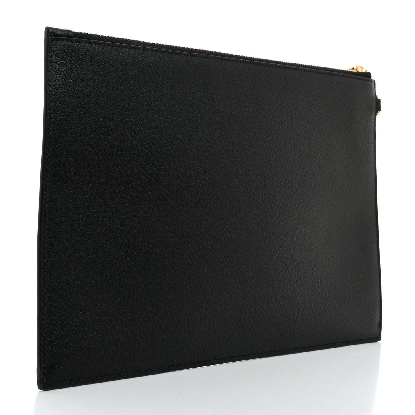 Calfskin Horsebit 1955 Wristlet Pouch Black