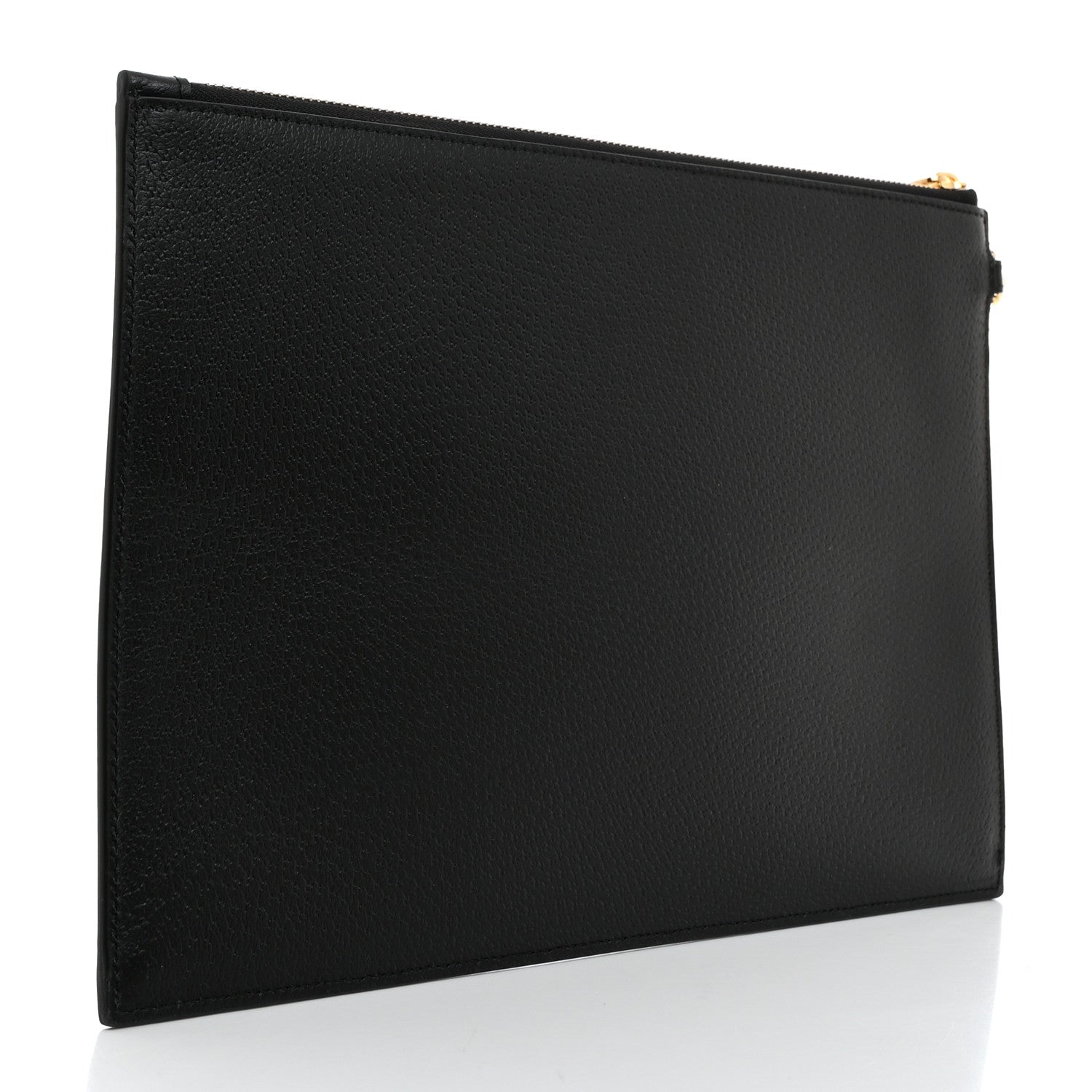 Gucci Calfskin Horsebit 1955 Wristlet Pouch Black 3 of 7