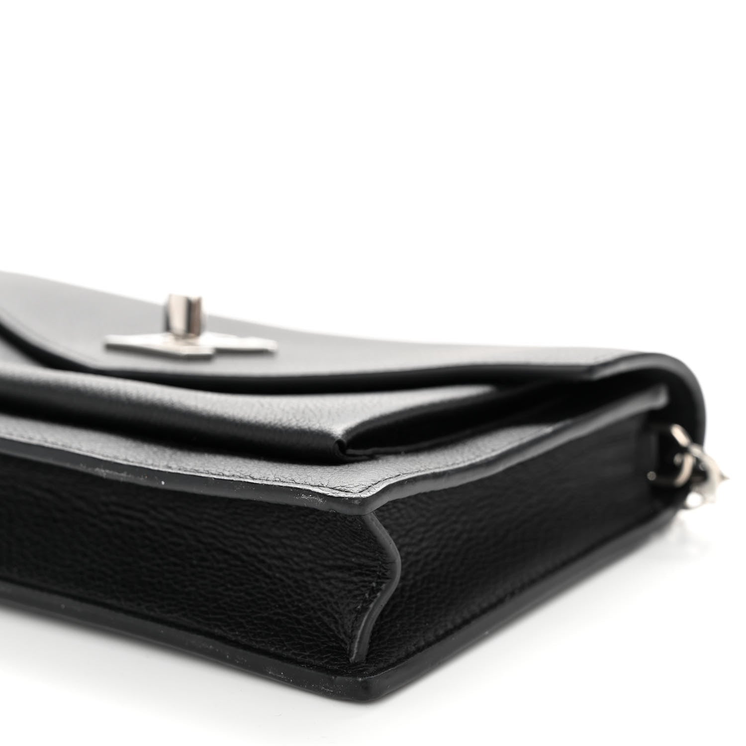 Louis Vuitton Soft Calfskin My Lockme Chain Pochette Black 9 of 9