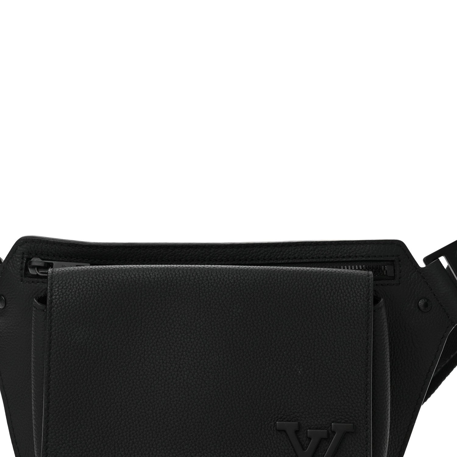 Louis Vuitton Grained Calfskin Aerogram Takeoff Sling Black 7 of 11