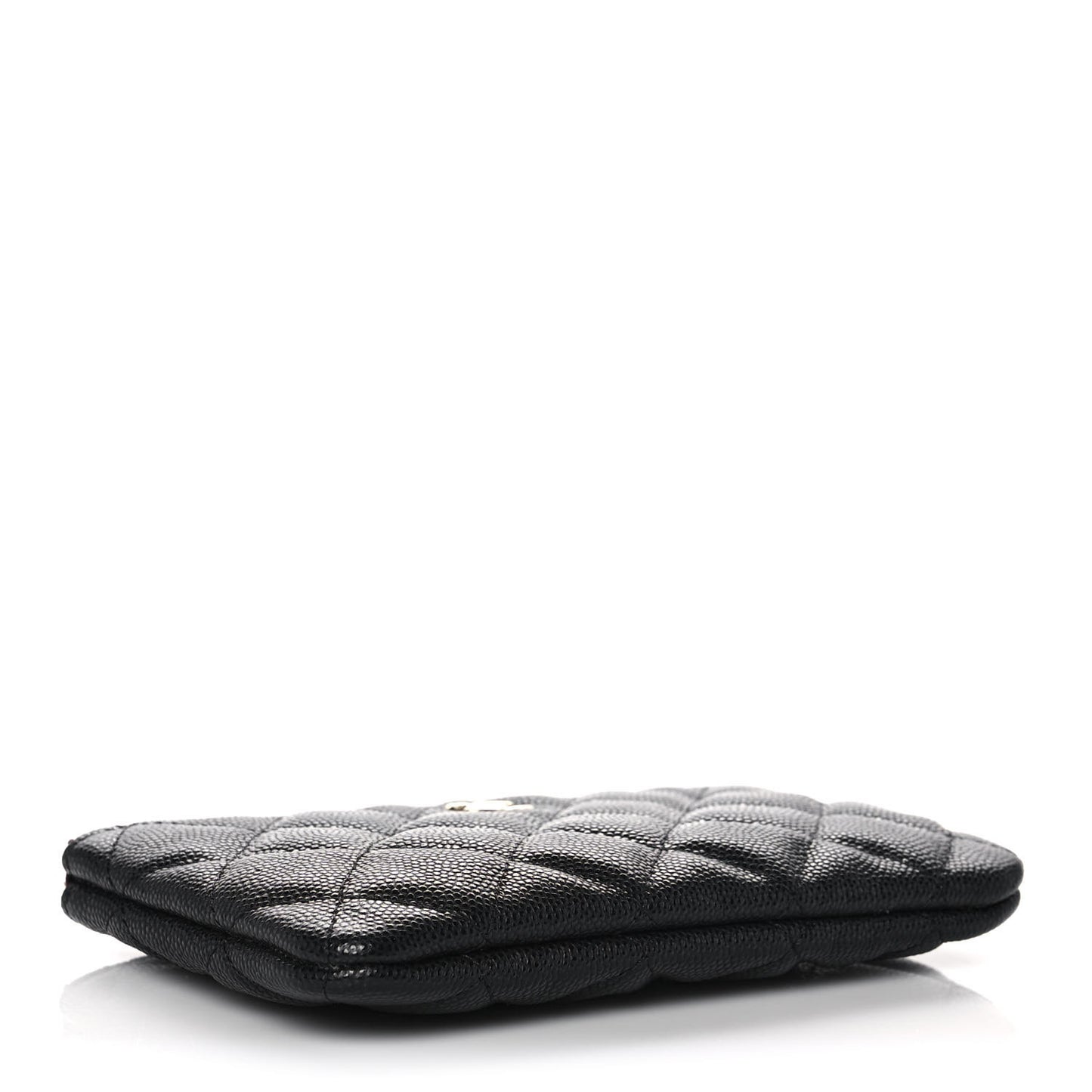 Caviar Quilted Small Pouch Black