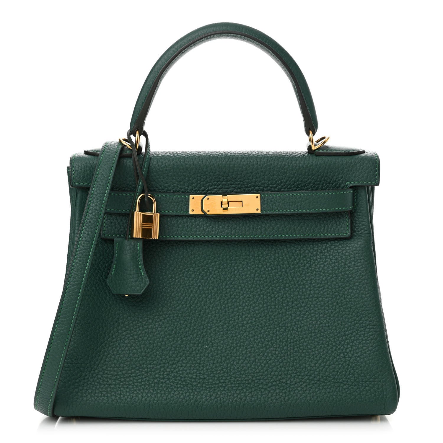 Hermes Taurillon Clemence Kelly Retourne 28 Malachite 1 of 12