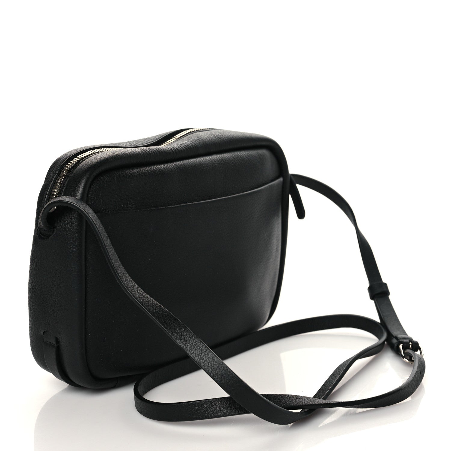 Balenciaga Calfskin Logo S Everyday Camera Bag Black 2 of 8