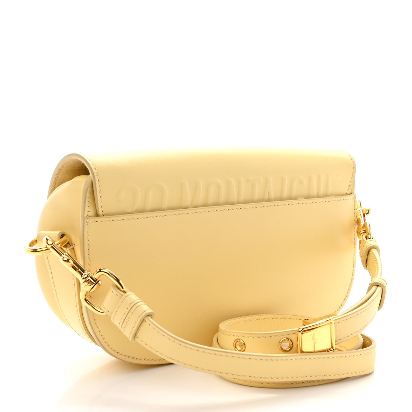 Box Calfskin East West Bobby Bag Pale Yellow