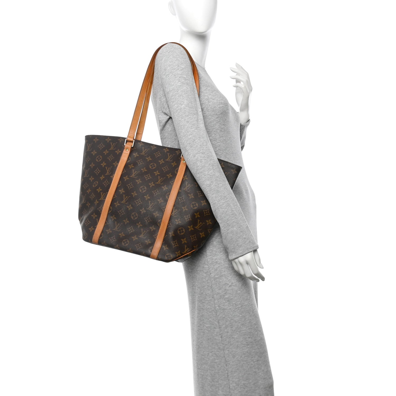 Louis Vuitton Monogram Sac Shopping Tote 2 of 12