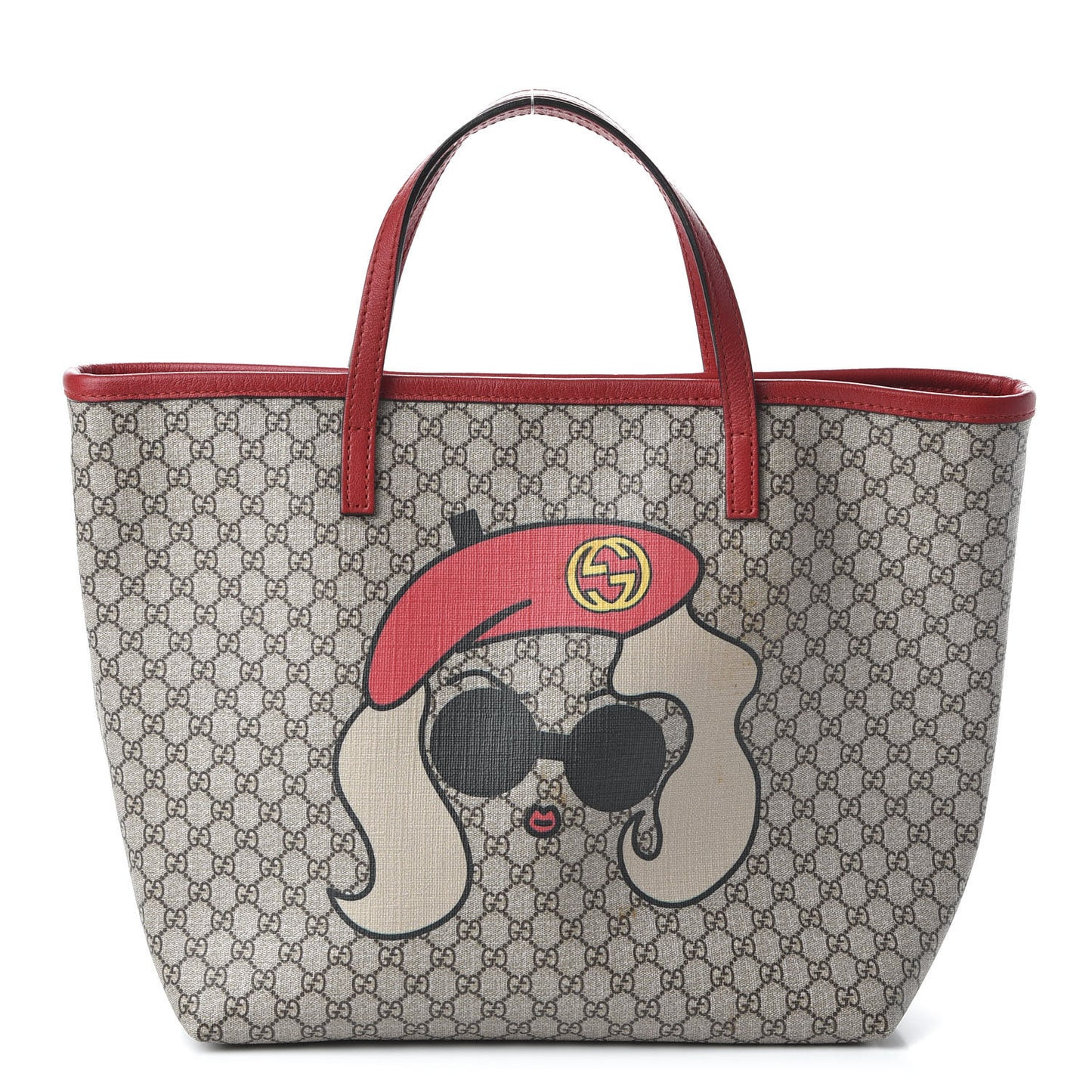 GG Supreme Monogram Kid's Doll Print Tote