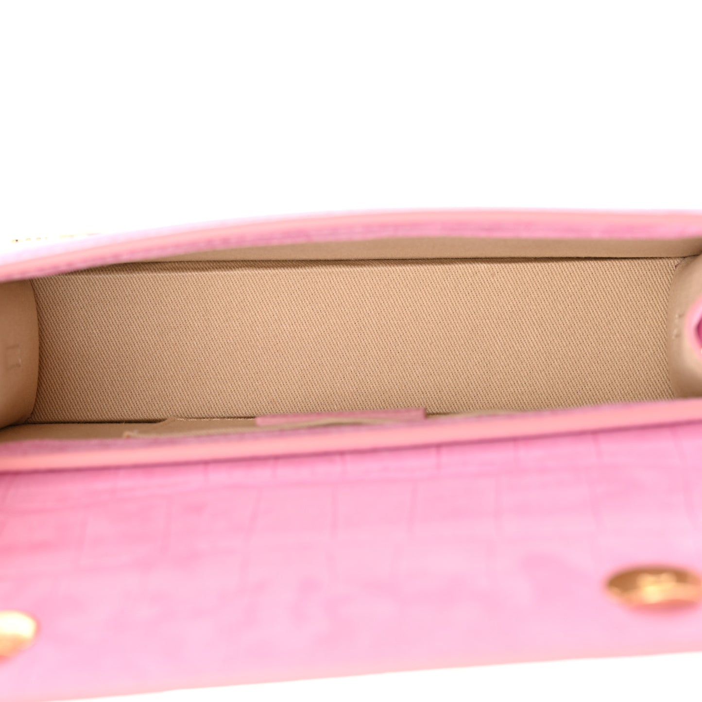 Nubuck Crocodile Embossed Le Chiquito Long Pink