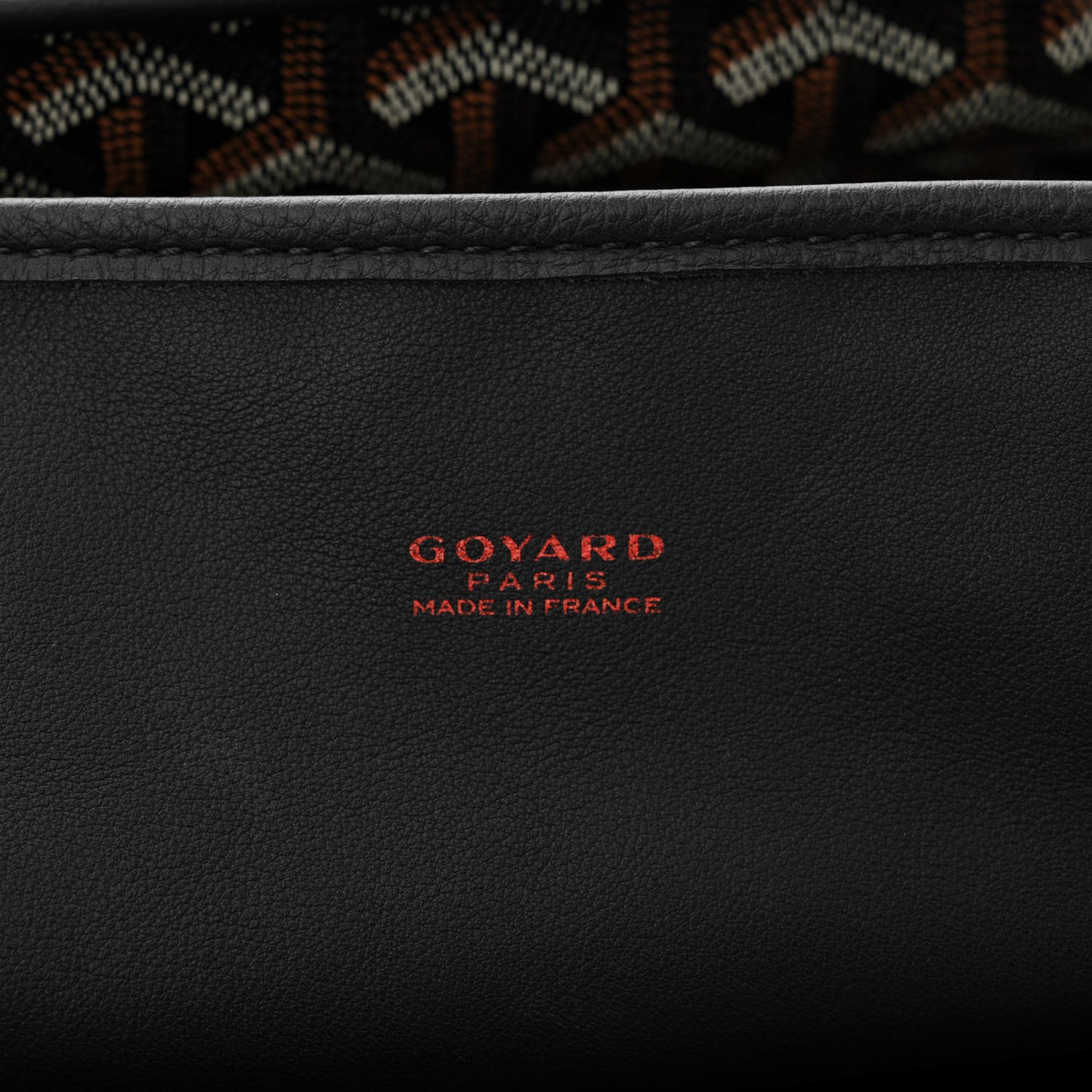 Goyardine Reversible Anjou PM Black