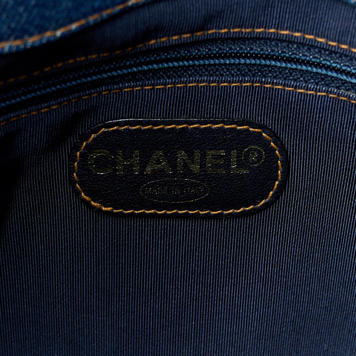 Chanel Denim Tortoise Timeless CC Tote Blue 6 of 10