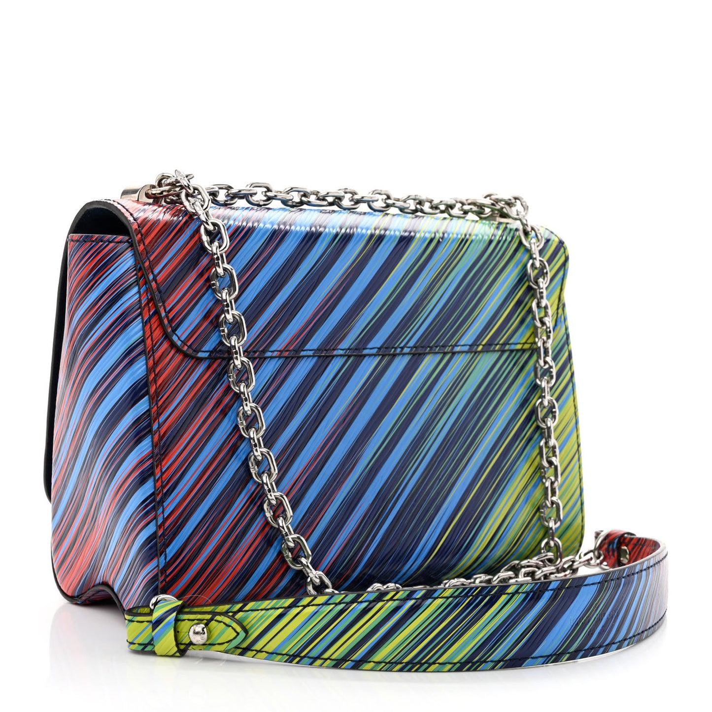 Epi Tropical Twist Shoulder Bag MM Vert Rouge