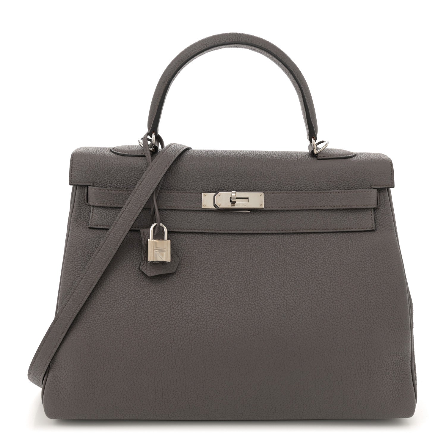 Hermes Togo Kelly Retourne 35 Etain 1 of 14