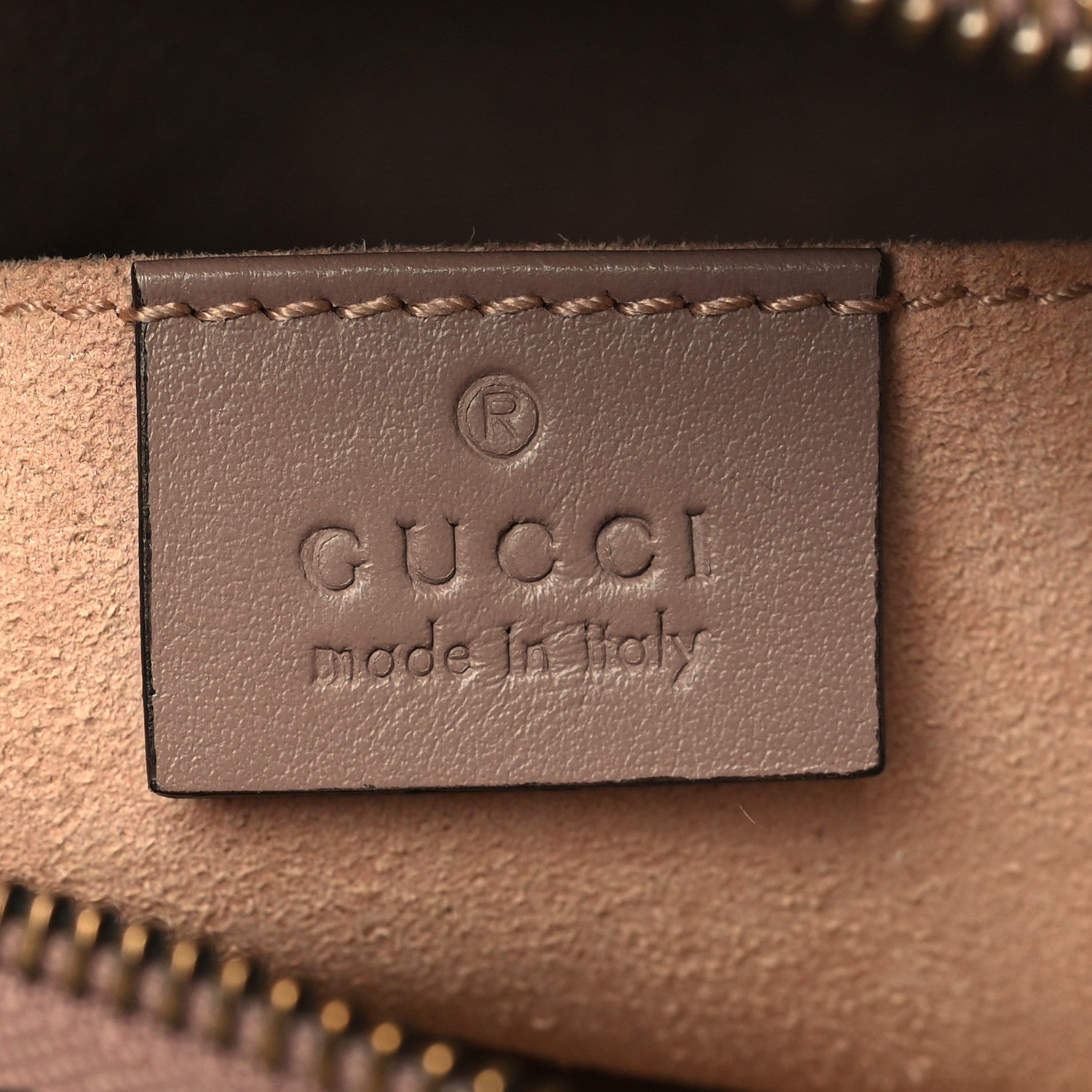 Gucci Calfskin Matelasse Mini GG Marmont Chain Shoulder Bag Porcelain Rose 6 of 7