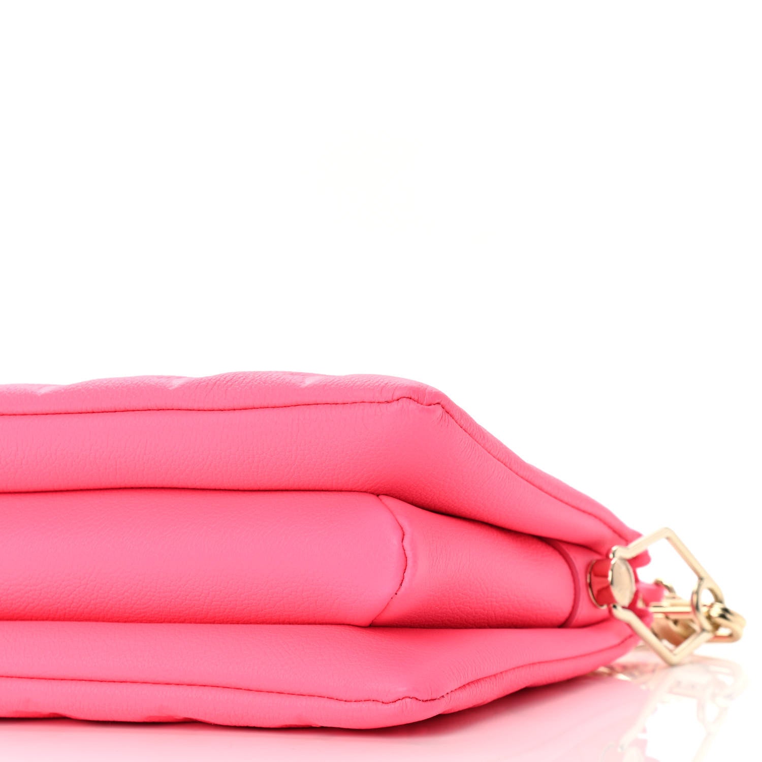 Louis Vuitton Calfskin Embossed Monogram Coussin BB Rose Fluo 11 of 12
