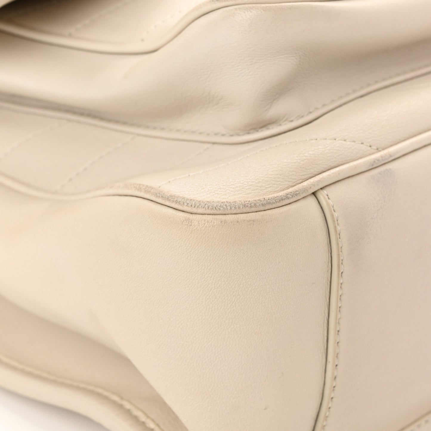 Lambskin Matelasse Monogram Medium Niki Chain Satchel Nude Powder