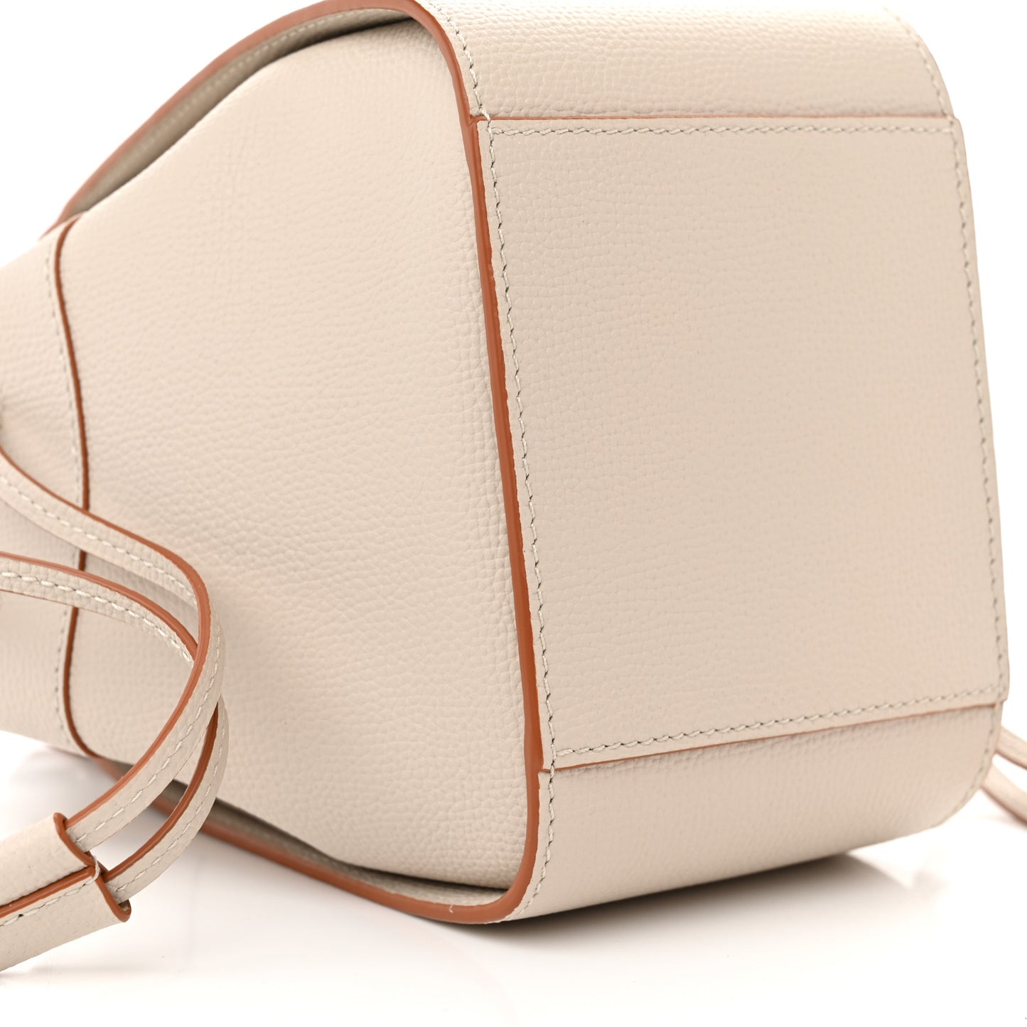 Pebble Grain Calfskin Mini Hammock Shoulder Bag Light Ghost