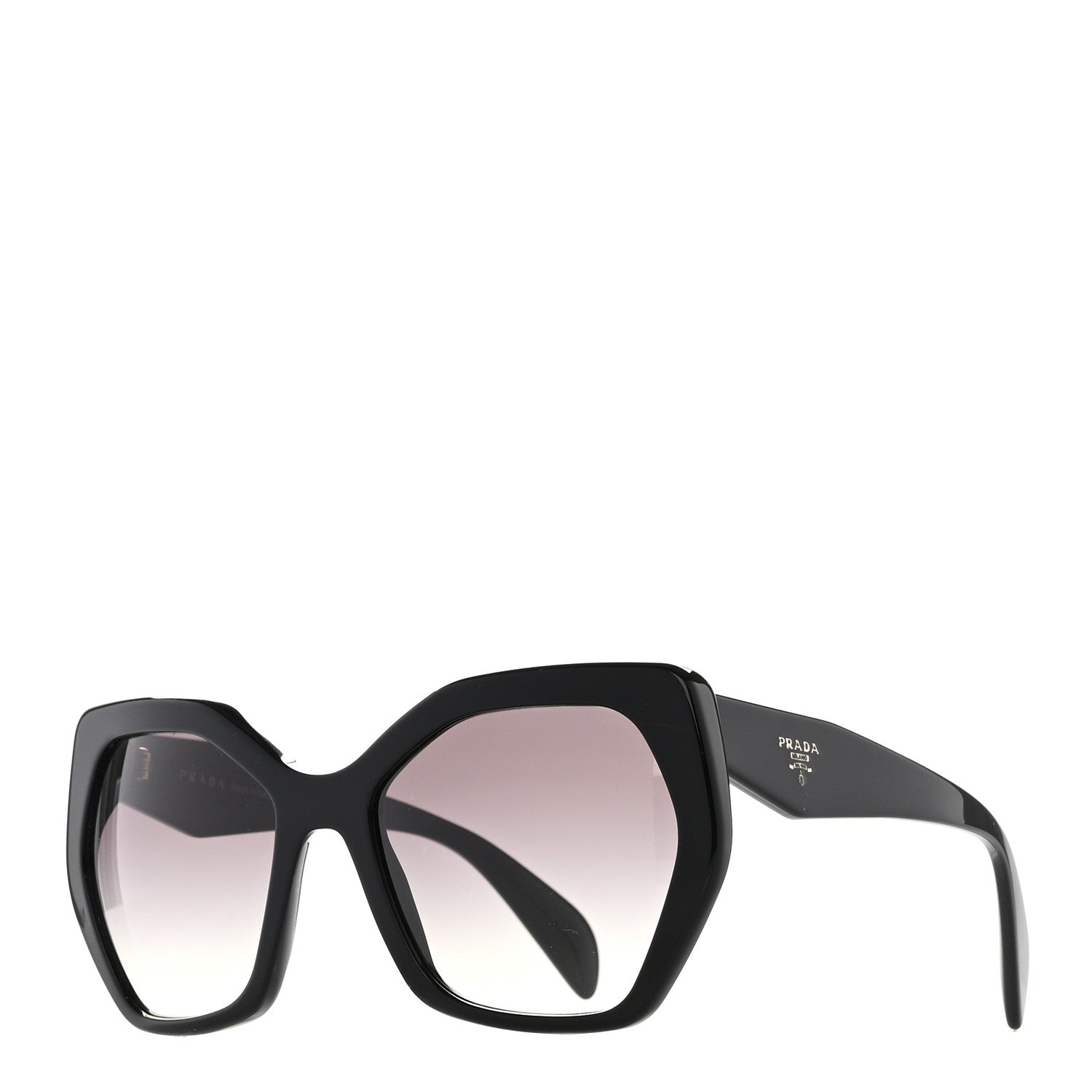 PRADA Sunglasses SPR 16R 1AB-0A7 Black Oversized Prada PR 07XS Millenials Sunglasses Black (SPR 07X-1AB-0A7  main image 4