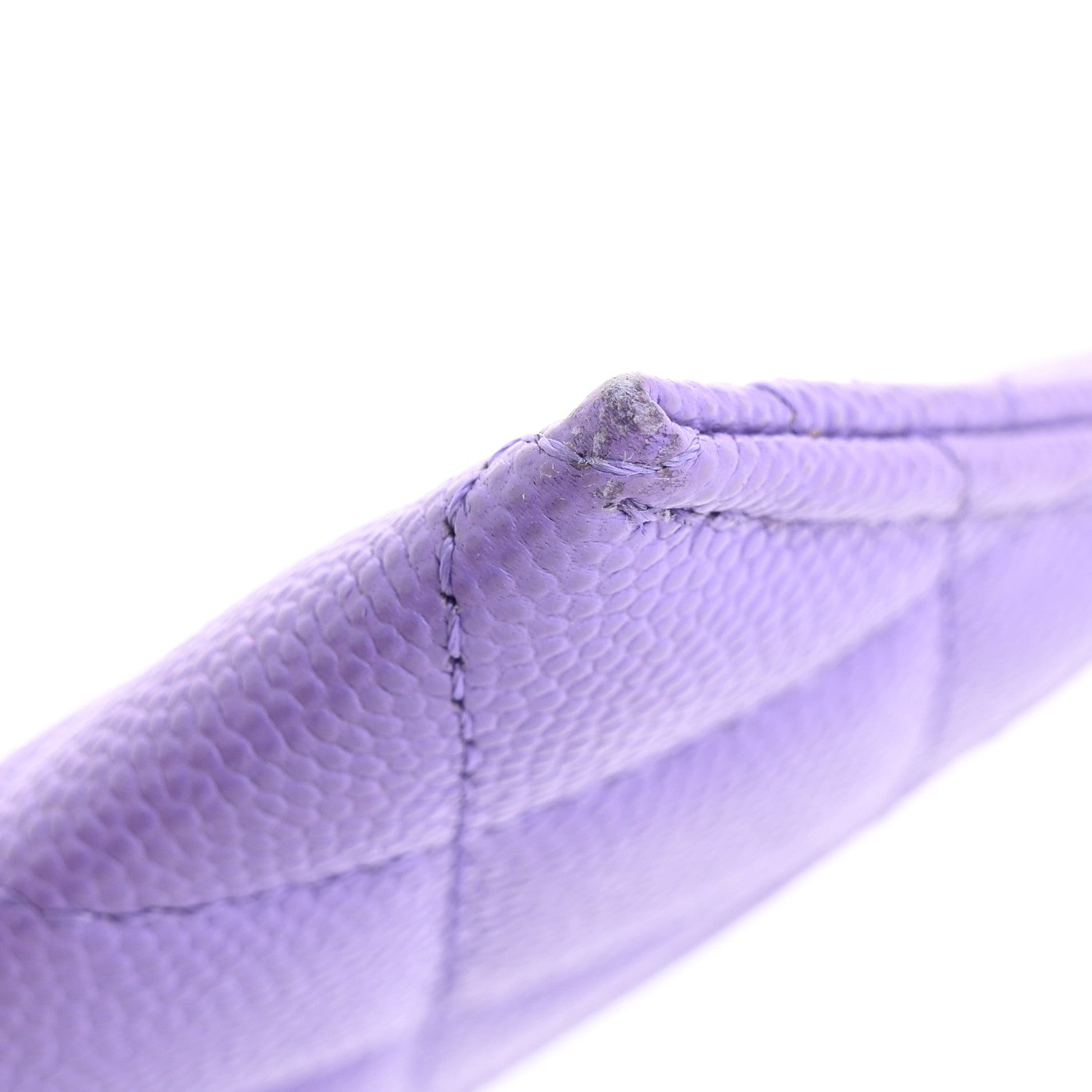 Chanel Caviar Quilted Card Holder Purple 9 of 13