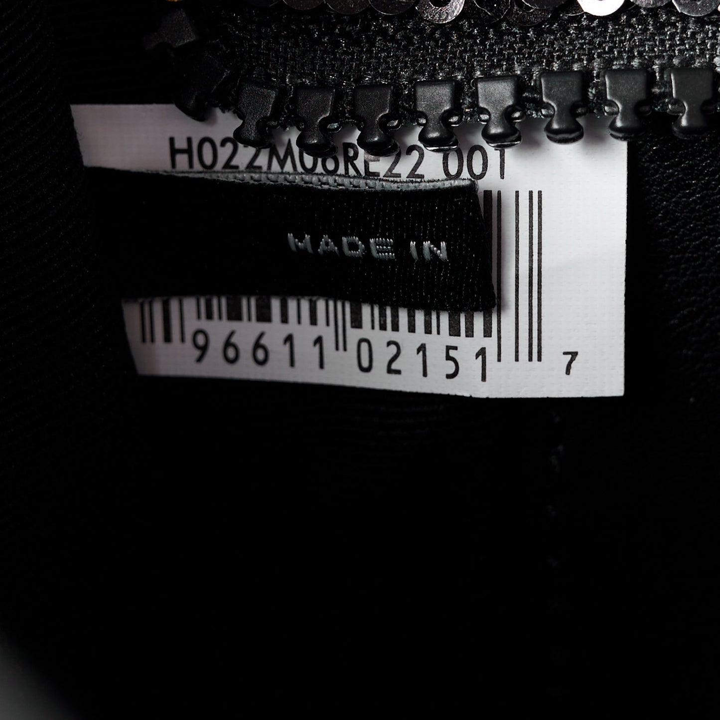 Sequin Small The Tote Bag Black