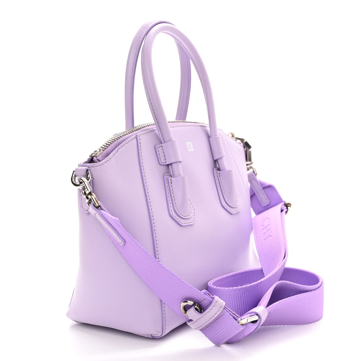 Box Calfskin Mini Sport Antigona Top Handle Bag Mauve
