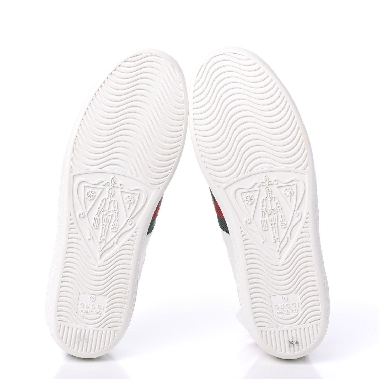 Calfskin Ayers Web Pineapple Ladybug Embroidered Womens Ace Sneakers 36.5 White