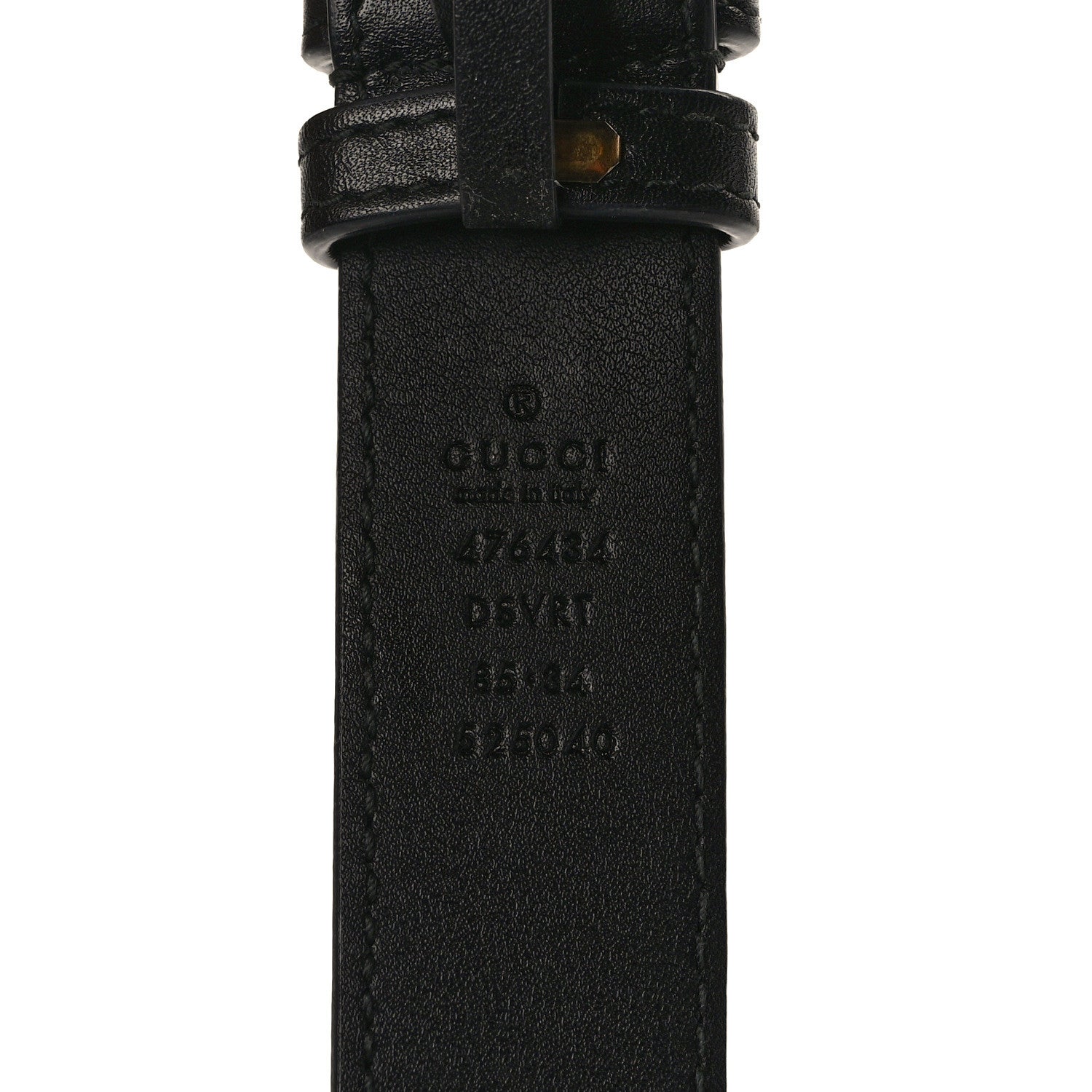 Gucci Calfskin Matelasse GG Marmont Belt Bag 85 34 Black 8 of 12