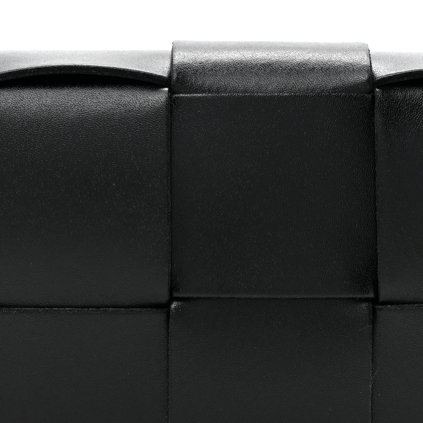 Nappa Maxi Intreccio The Belt Cassette Bag Black