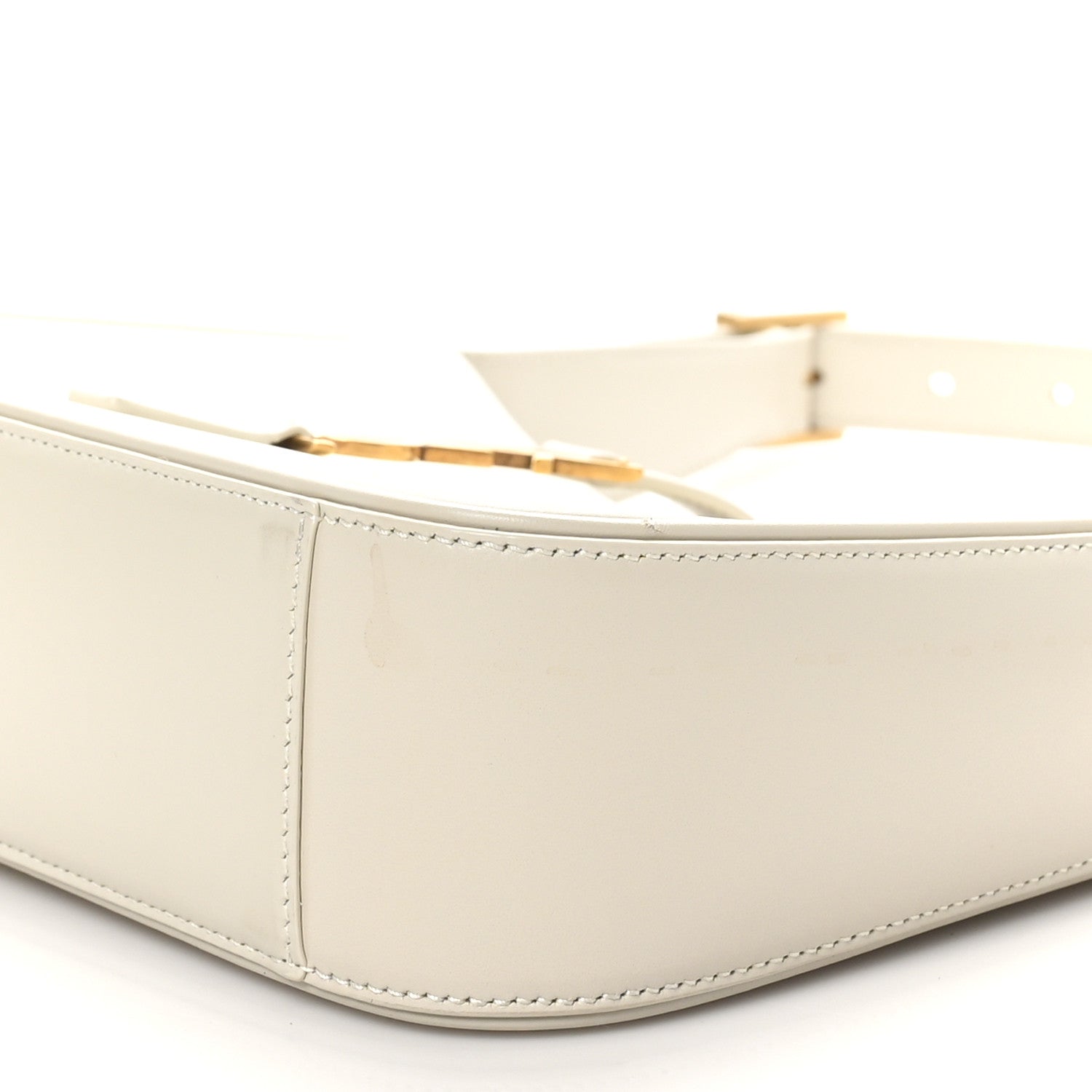 Saint Laurent Smooth Calfskin Le 5 A 7 Hobo Crema Soft 10 of 10