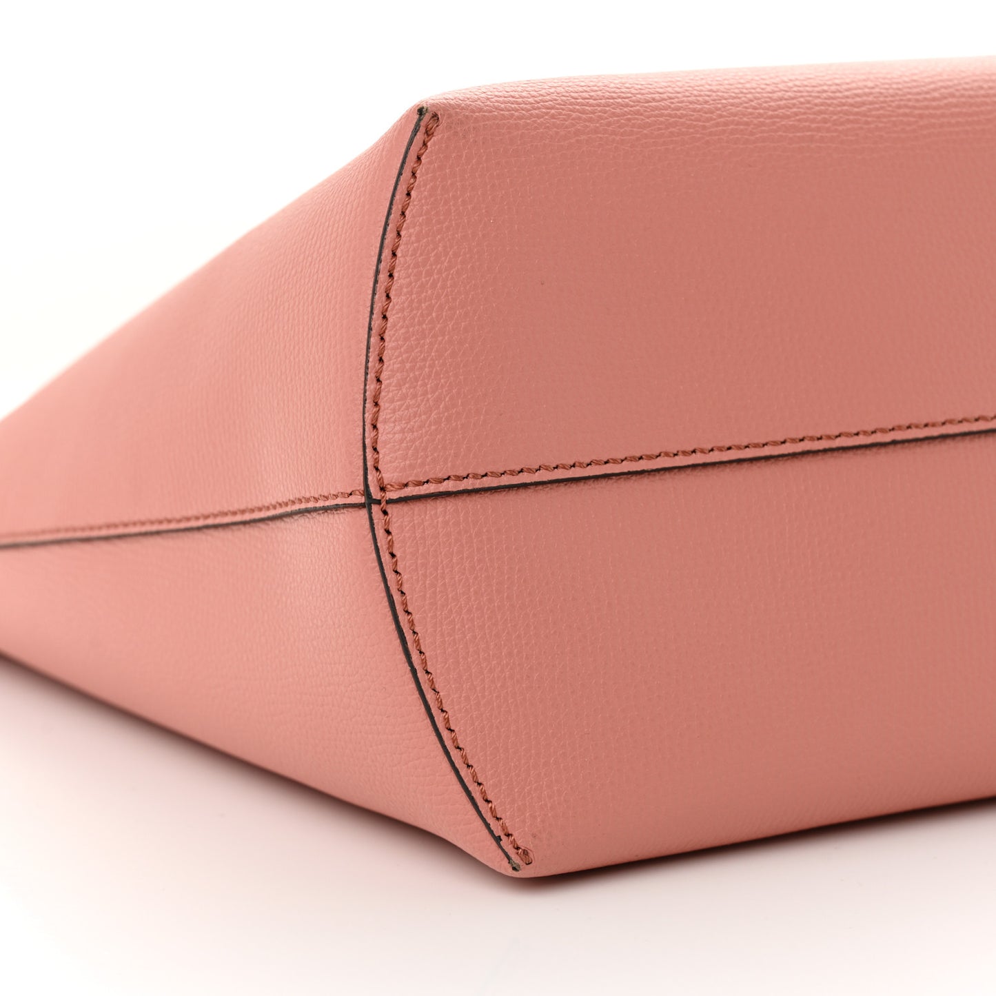 Vitello Vienna Enamel F is Fendi Shopping Tote Macaron Taupe