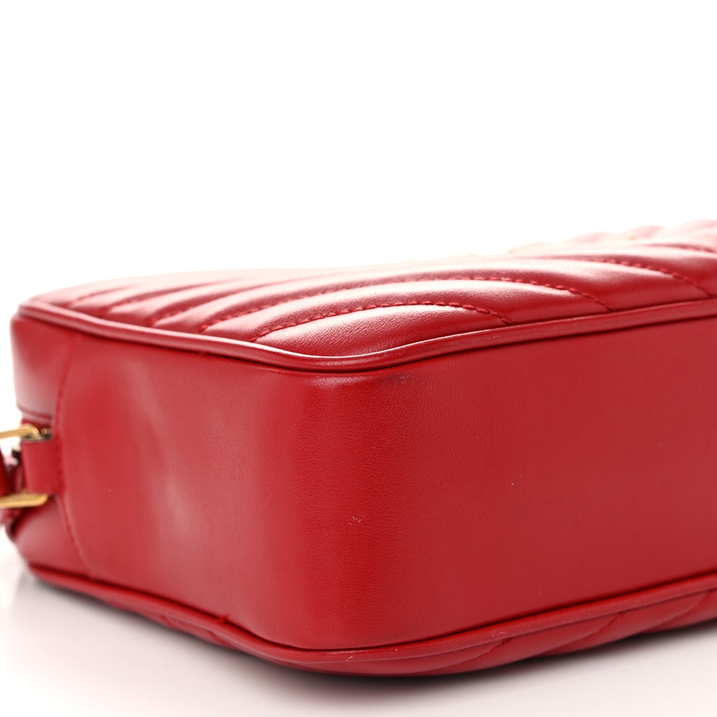 Calfskin Matelasse Monogram Lou Camera Bag Rouge Eros