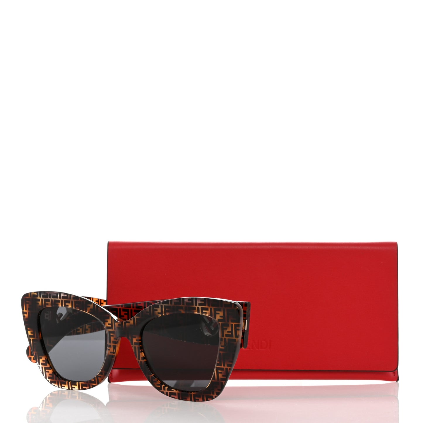 Acetate F is Fendi FF 51mm Cat Eye Sunglasses 0327/S Tortoise Camouflage