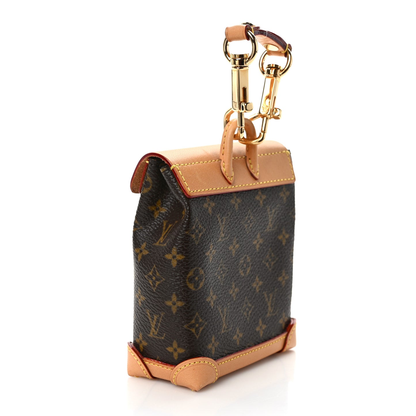 Monogram Mini Steamer Bag Charm
