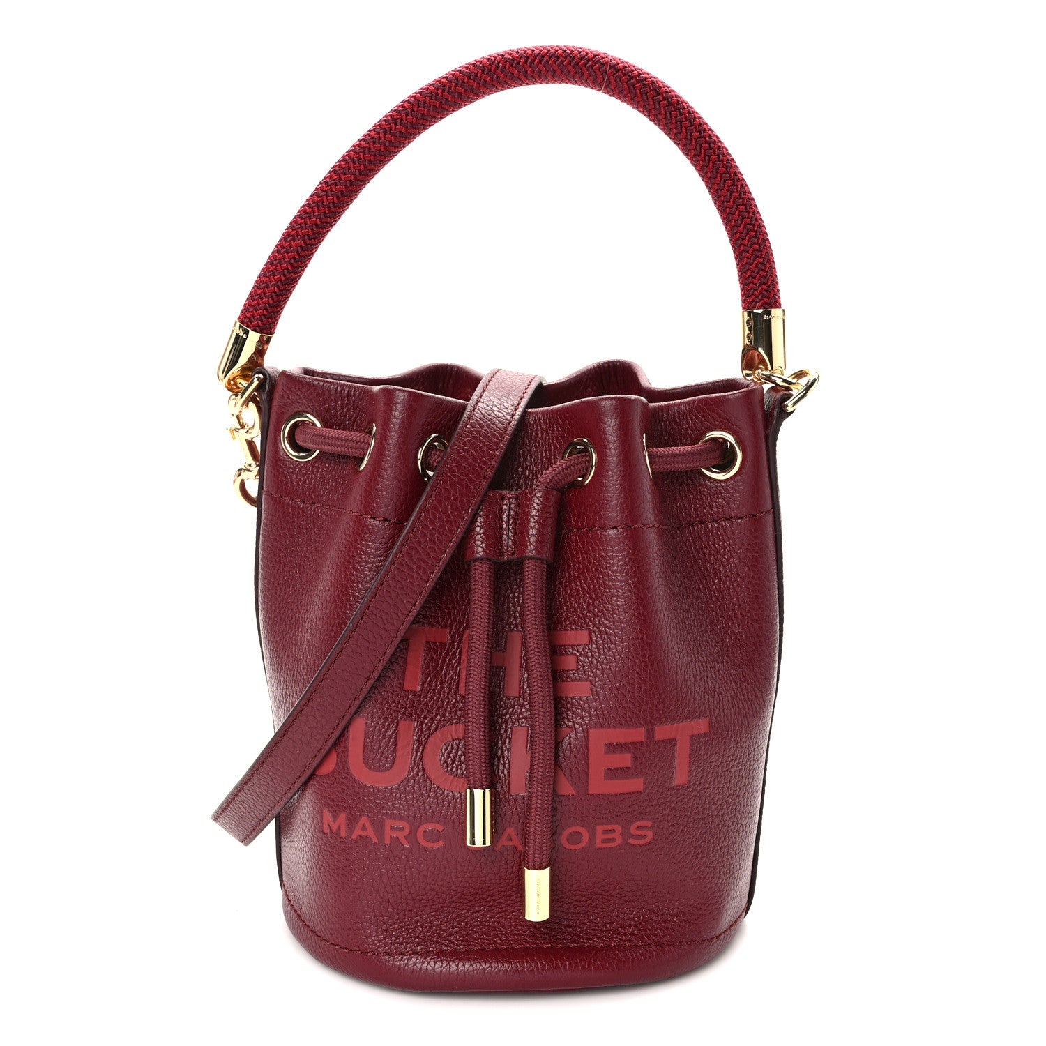 Marc Jacobs Grained Calfskin The Bucket Bag Chianti 1 of 12