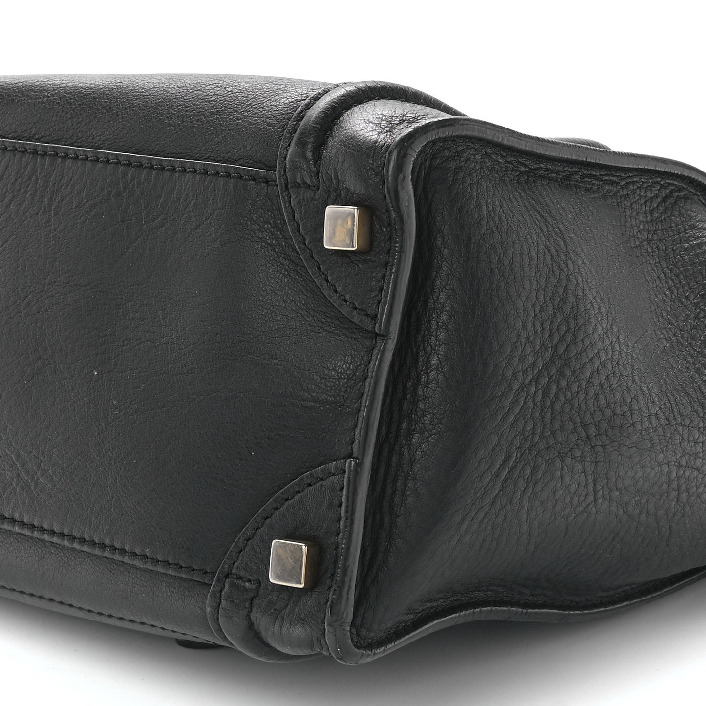 Smooth Calfskin Micro Luggage Black