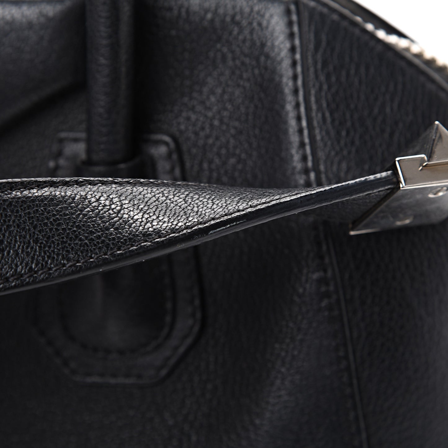 Sugar Goatskin Small Antigona Black