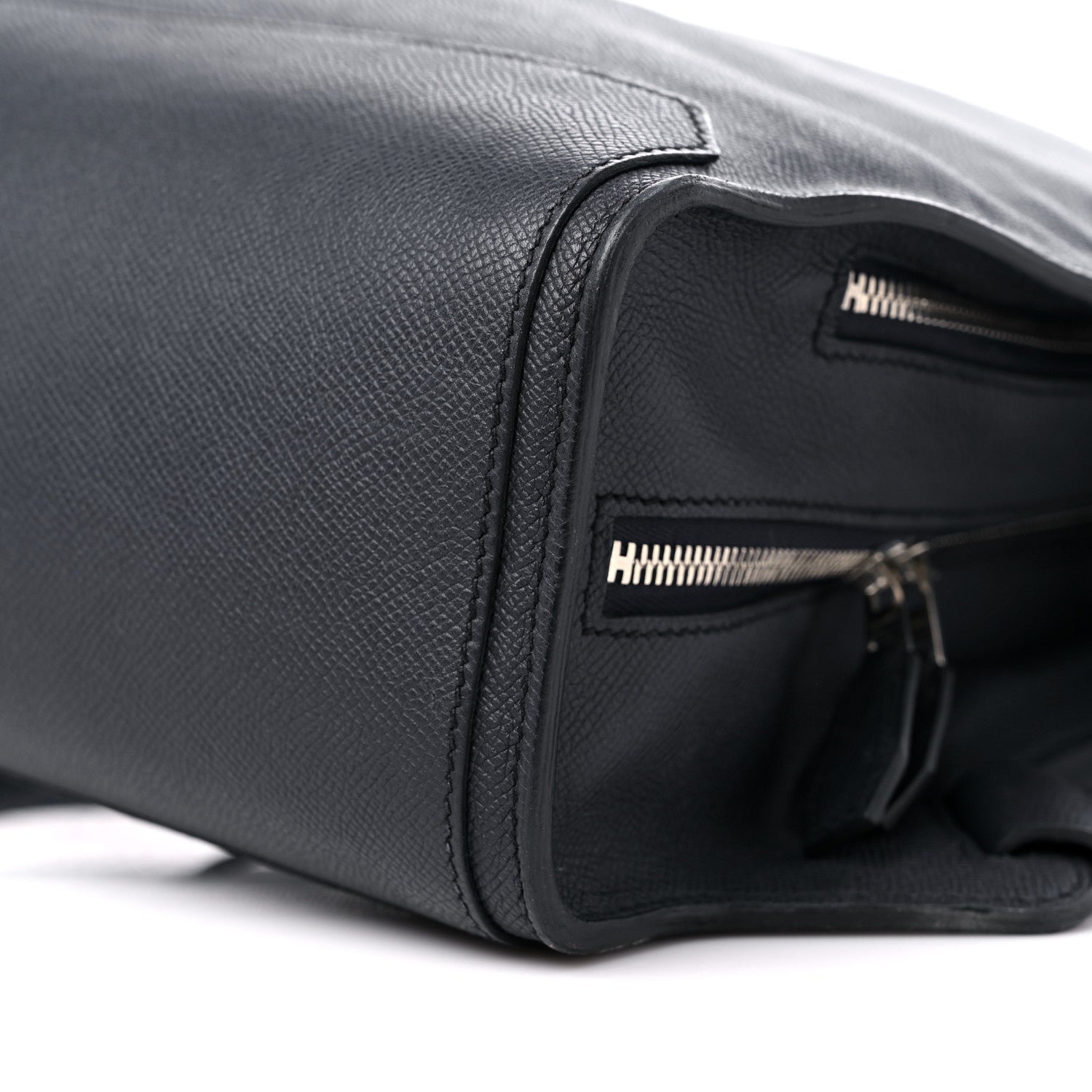 Hermes Grained Monsieur Cityback 27 Dark Navy Blue 8 of 14