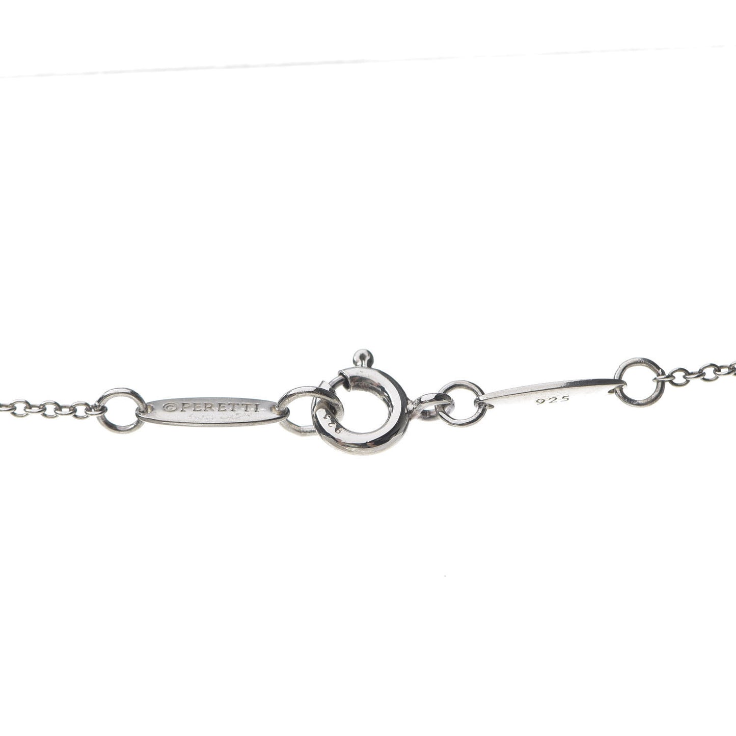 Sterling Silver 12mm Elsa Peretti Eternal Circle Pendant Necklace
