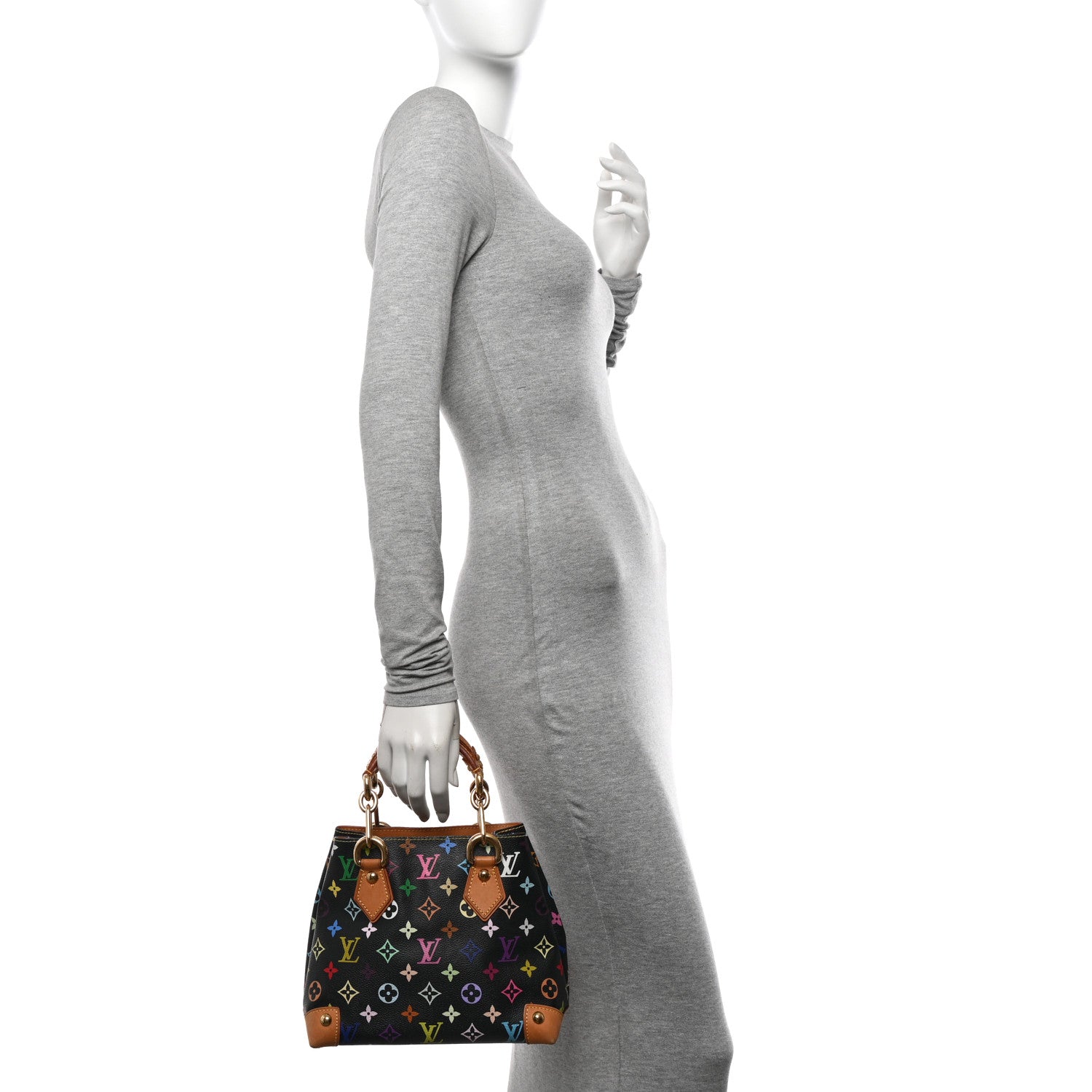 Louis Vuitton Monogram Multicolor Audra Black 2 of 12