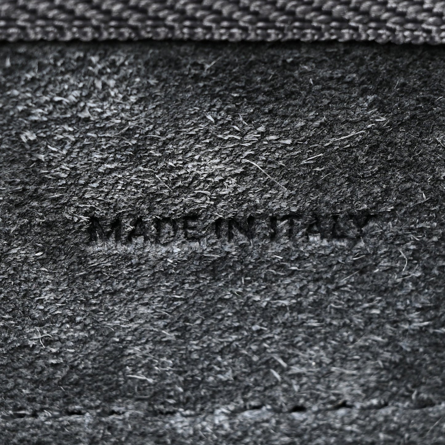 Baby Grained Calfskin Micro Belt Bag Grey