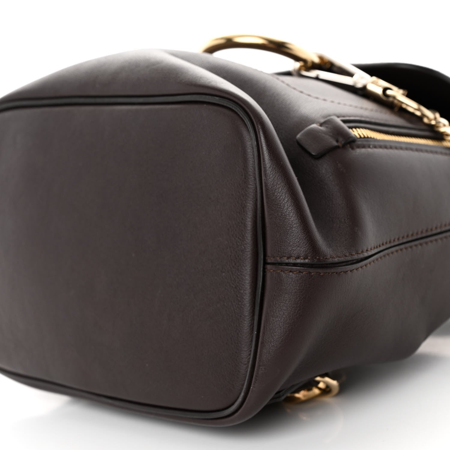 Chloe Suede Calfskin Medium Faye Backpack Dark Brown 9 of 10