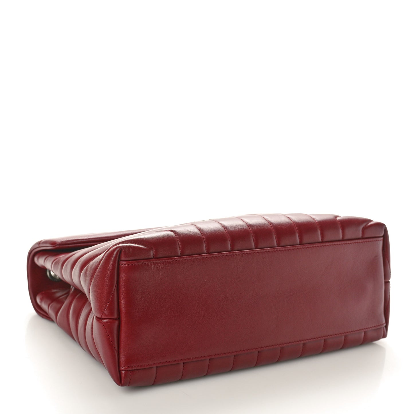 Calfskin Y Quilted Monogram Medium Loulou Chain Satchel Palissandre